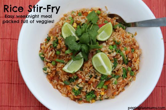 Rice Stir-Fry - an easy weeknight meal idea!