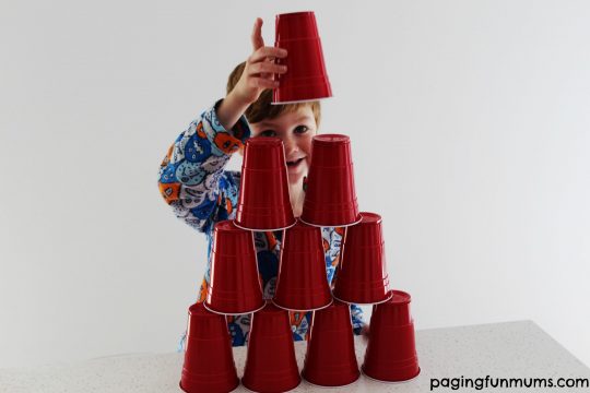 minute to win it cup stack game