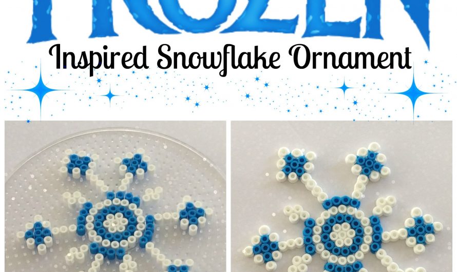 Frozen Inspired Snowflake Ornament