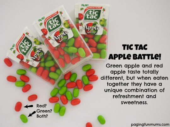 NEW TIC TAC Apple Battle 