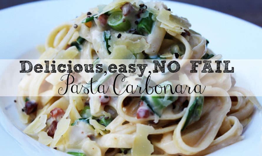 Delicious, easy, NO FAIL Pasta Carbonara!