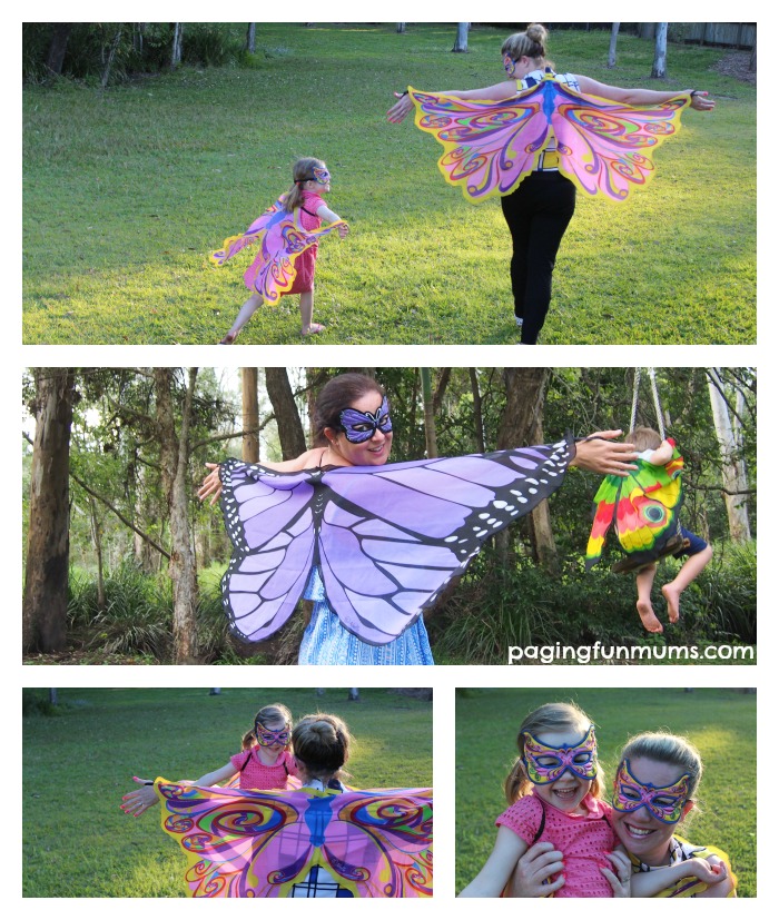 Butterfly wings available in adult and teen sizes too!