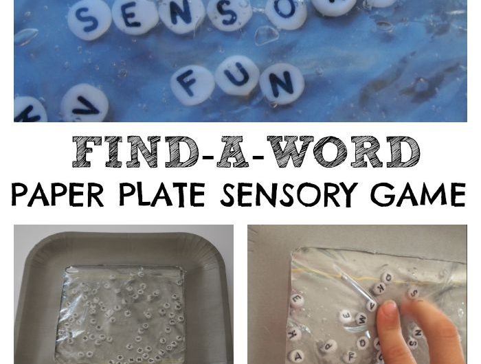 Alphabet Sensory Bag – fun word and letter recognition game!
