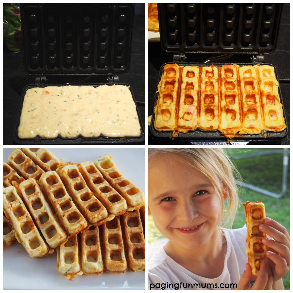 Sunbeam Waffle Stick Maker! Savoury waffles that the kids will LOVE!