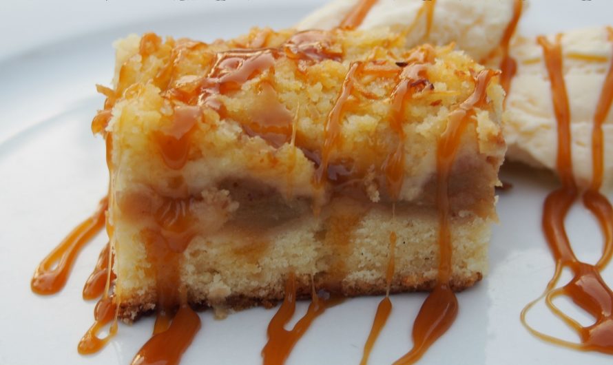 Caramel Apple Slice – perfect treat for the school lunch box!