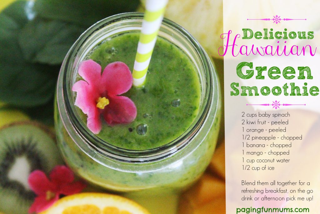 Delicious Hawaiian Green Smoothie