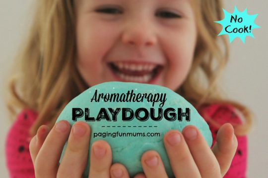 No Cook Aromatherapy Playdough