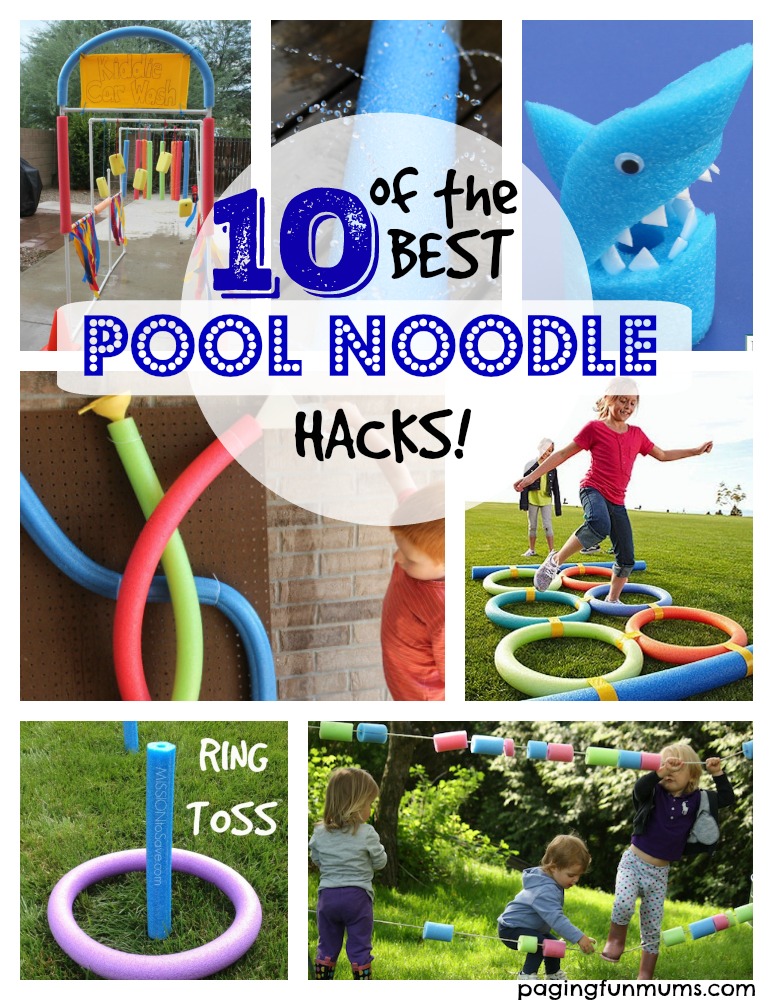 10 of the BEST pool noodle hacks!