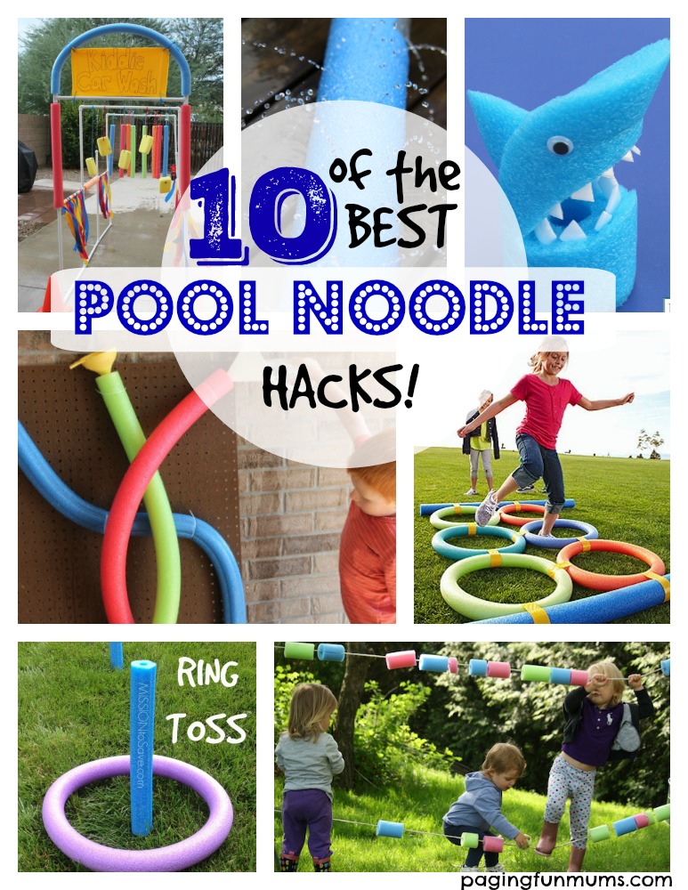 Pool noodle cheap race track