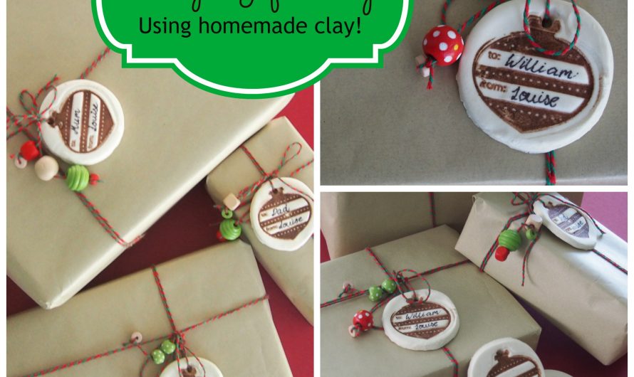 Homemade Clay Gift Tags