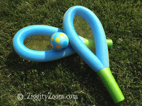 Pool Noodle Racquet! How clever!