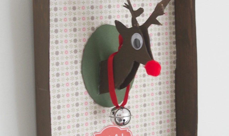 Reindeer Christmas Craft – using a shoe box!