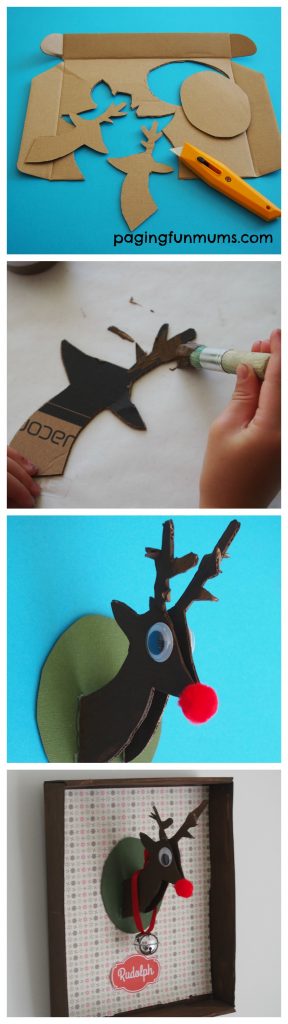 Reindeer Shoe Box Craft - such a cute Christmas project!
