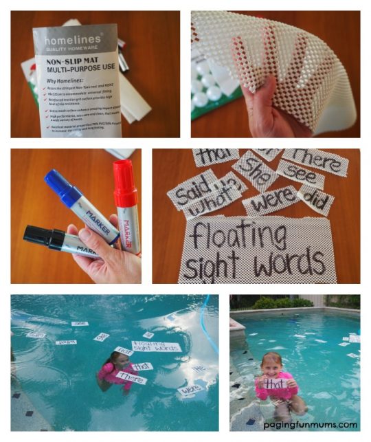 DIY Floating Sight Word Game