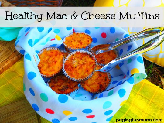 Healthy Mac & Cheese Muffins