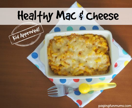 Healthy Mac & Cheese using butternut pumpkin!