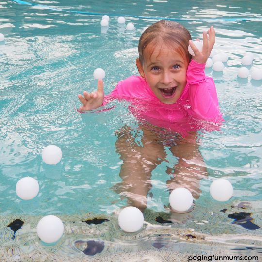 Ping Pong Ball make for instant FUN in the pool!