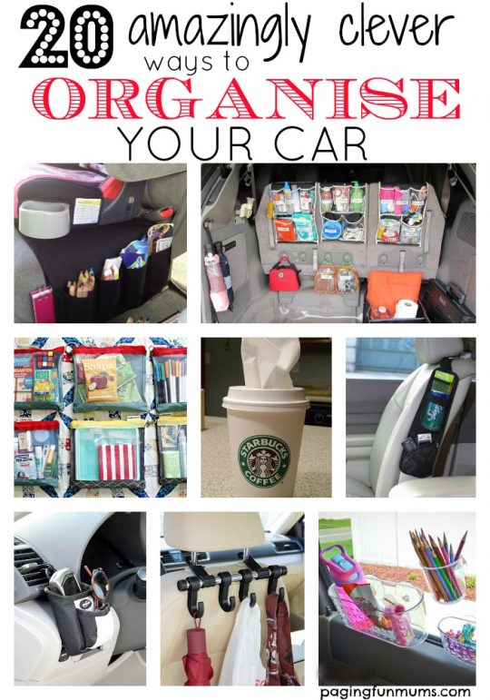 20 amazingly clever ways to organise your car