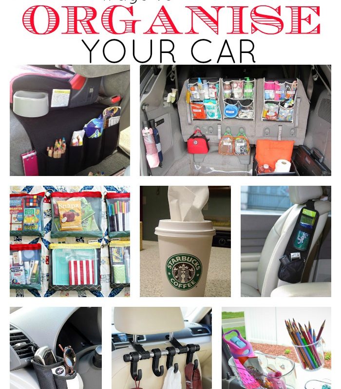 20 Amazingly Clever ways to Organise your Car - Paging Fun Mums