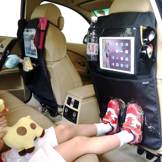 Car Seat Protectors with iPad Holder