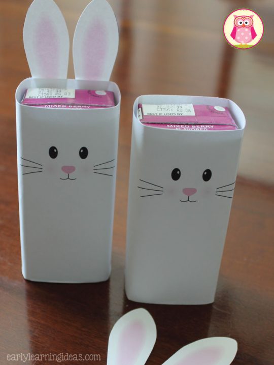 Easter Bunny Juice Box