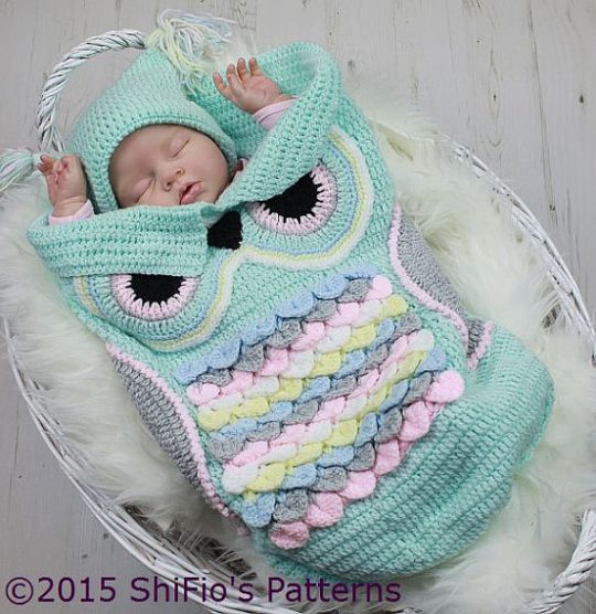 Beautiful Owl Crochet Blanket Pattern 