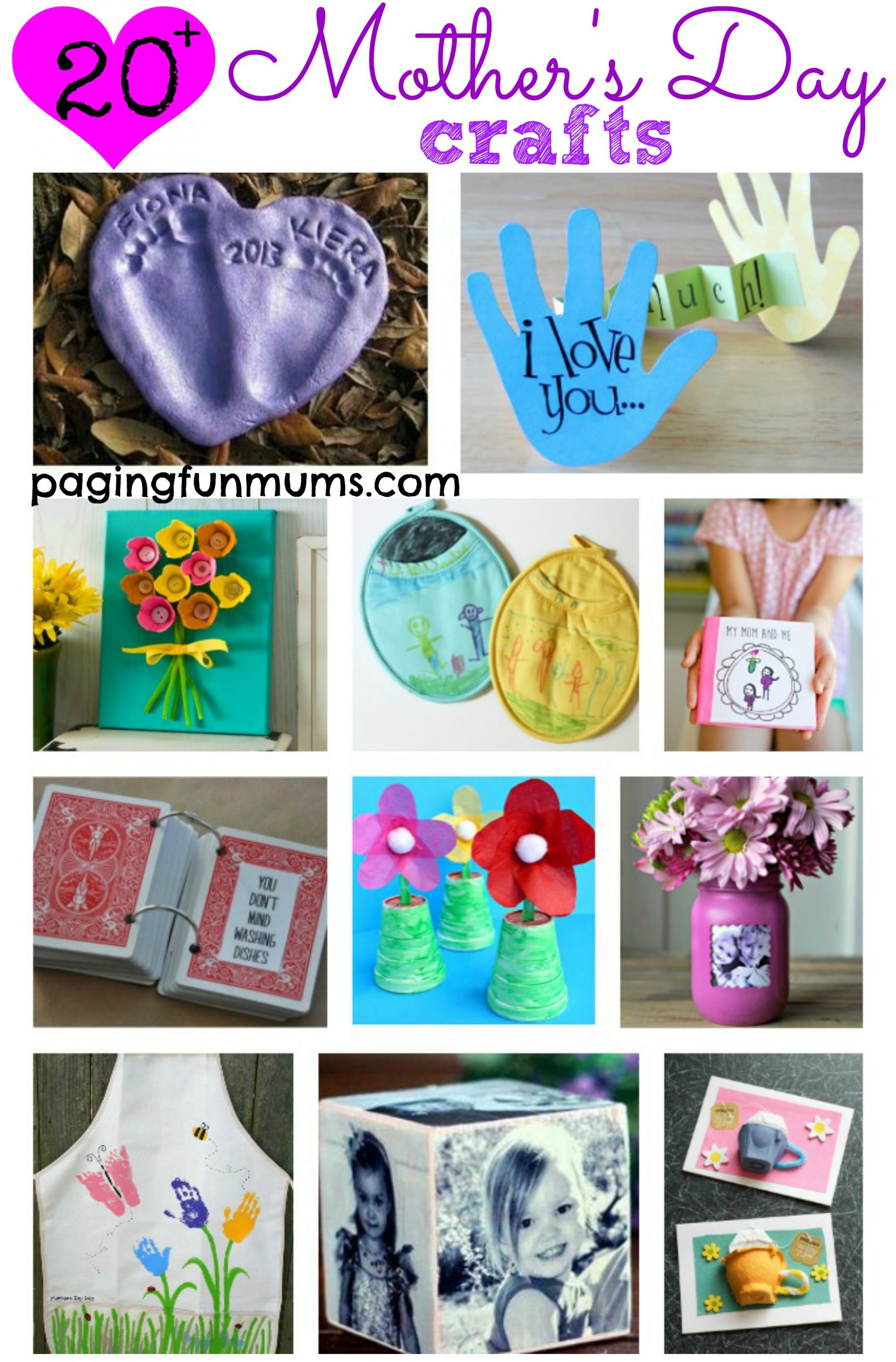 20+ Mother's Day Crafts Paging Fun Mums