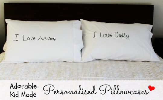 Adorable Kid Made Personalised Pillowcases