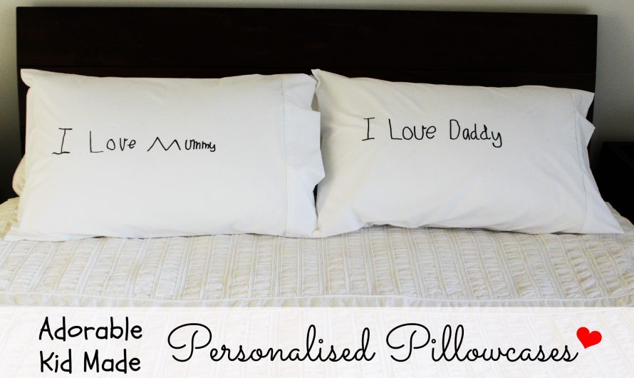 Adorable Kid Made Personalised Pillowcases