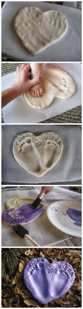 Clay Footprint Keepsake