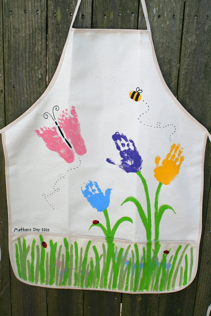 Hand Print Apron