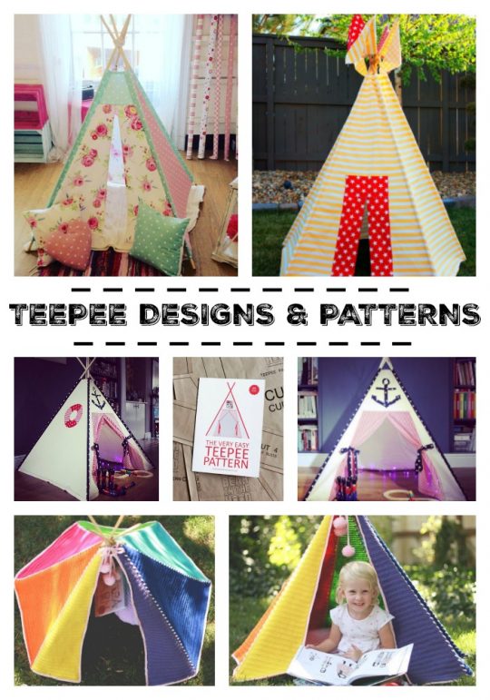 Teepee designs and patterns