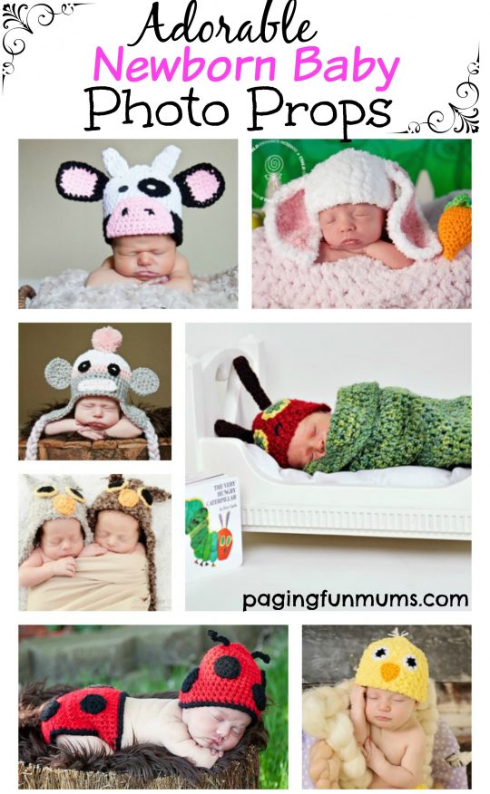 Adorable Newborn Baby Photo Props