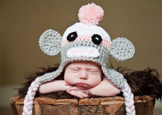 Crochet Monkey Hat