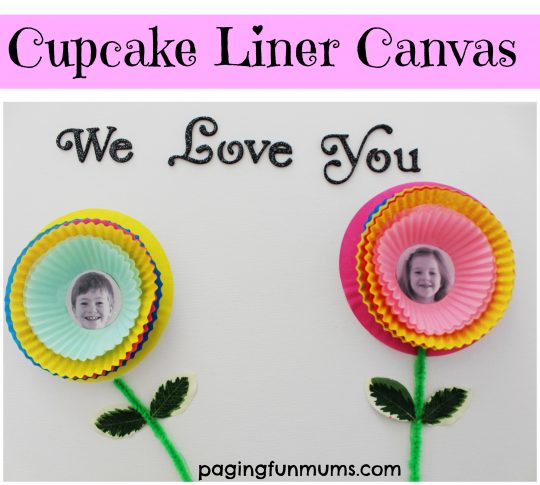 Cupcake Liner Canvas