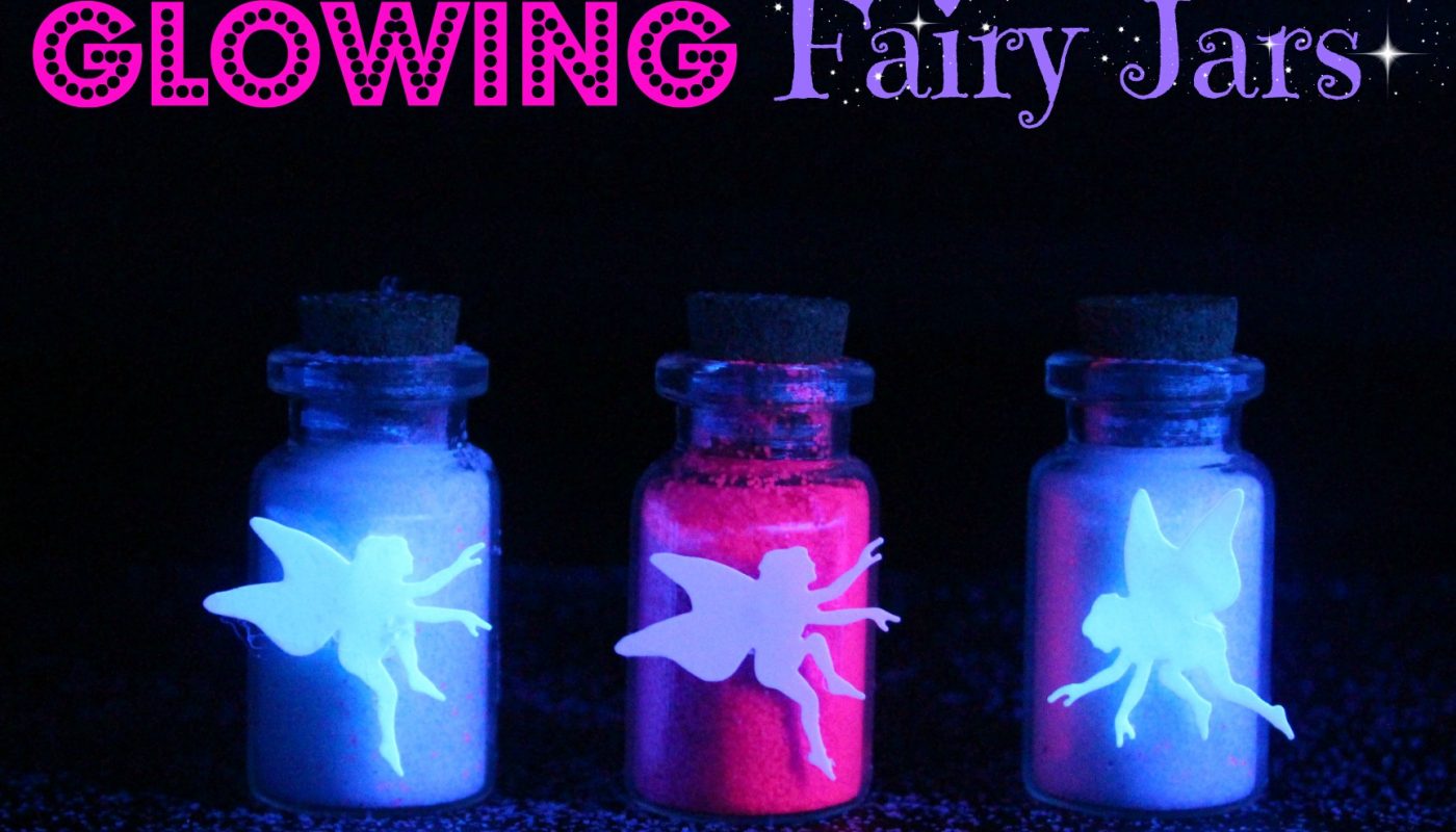 Make your own glow in the dark glitter using only TWO ingredients- how fun!