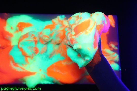 Glowing Rainbow Foam