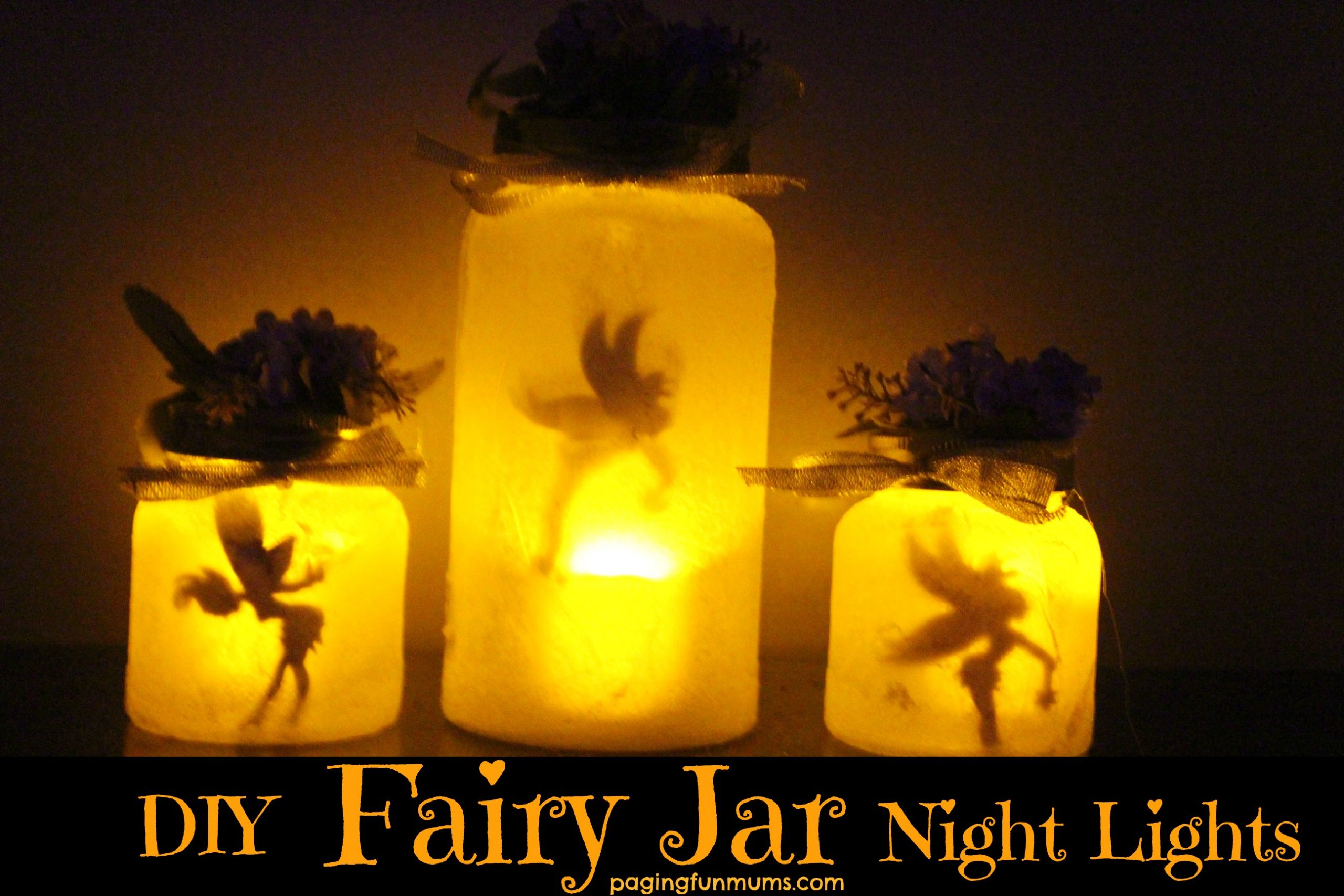 folkeafstemning Penge gummi Med det samme DIY Fairy Jar Night Lights - Paging Fun Mums