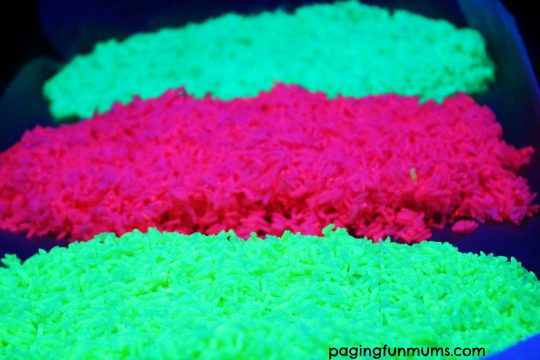 Glowing Rainbow Rice