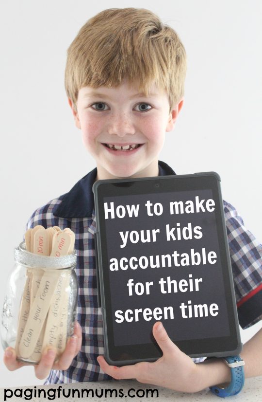 How to make your kids accountable for their screen time