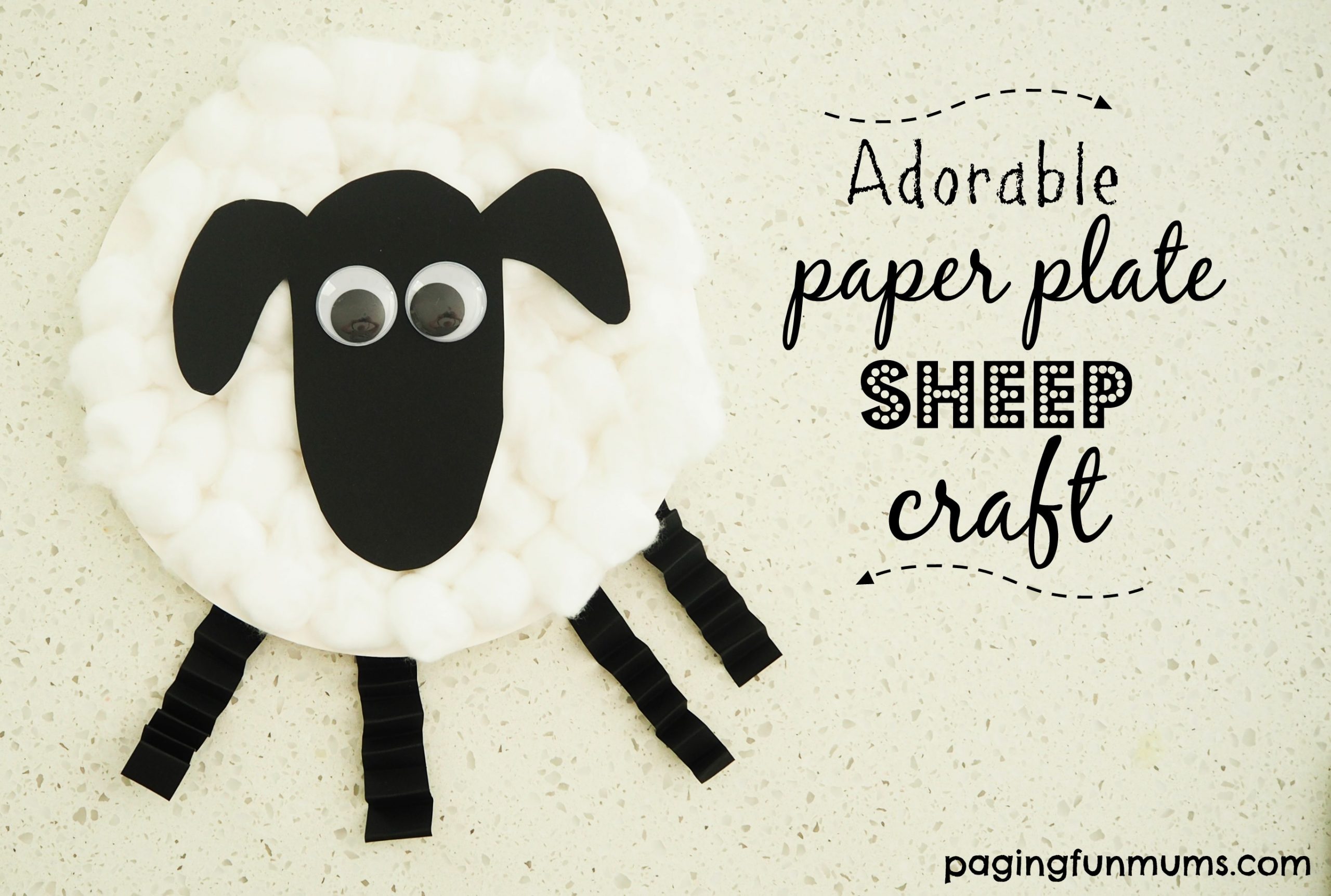 Paper Plate Sheep Craft Paging Fun Mums