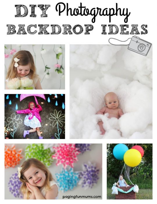 DIY Photography Backdrops