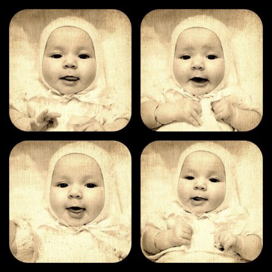Cute baby photos taken on iPad