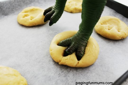 Dino Footprint Cookies