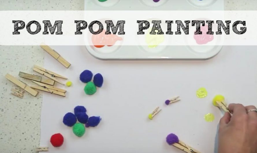 Pom Pom Painting