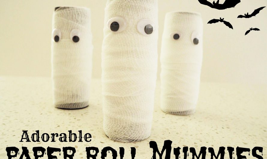 Adorable Paper Roll Mummies