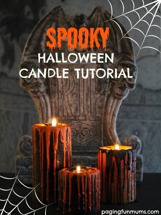 diy-halloween-candle-centerpieces-using-crayons - Paging Fun Mums