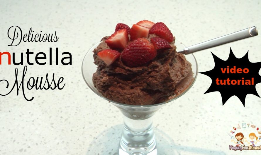 Nutella Mousse…new video tutorial