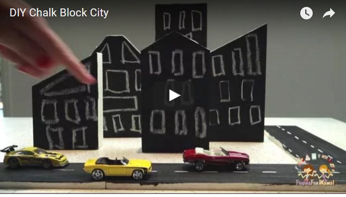 DIY Chalk Block City