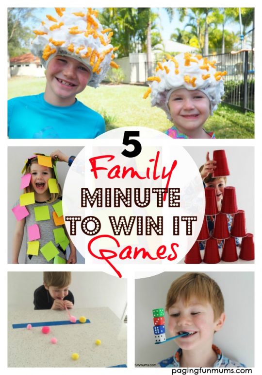 Minute To Win It Cup Games